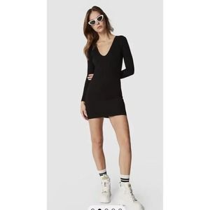 Urban Outfitters BDG body Con Black Mini Dress New With Tag Sz Medium Retail $59